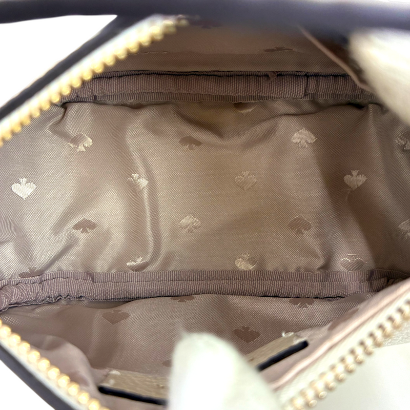 kate spade 牛革 スムーシュ マイクロ クロスボディ K8065 UG3 ライトサンドマルチ 22年完売モデル ショルダーバッグ ケイトスペード 【101059059007】