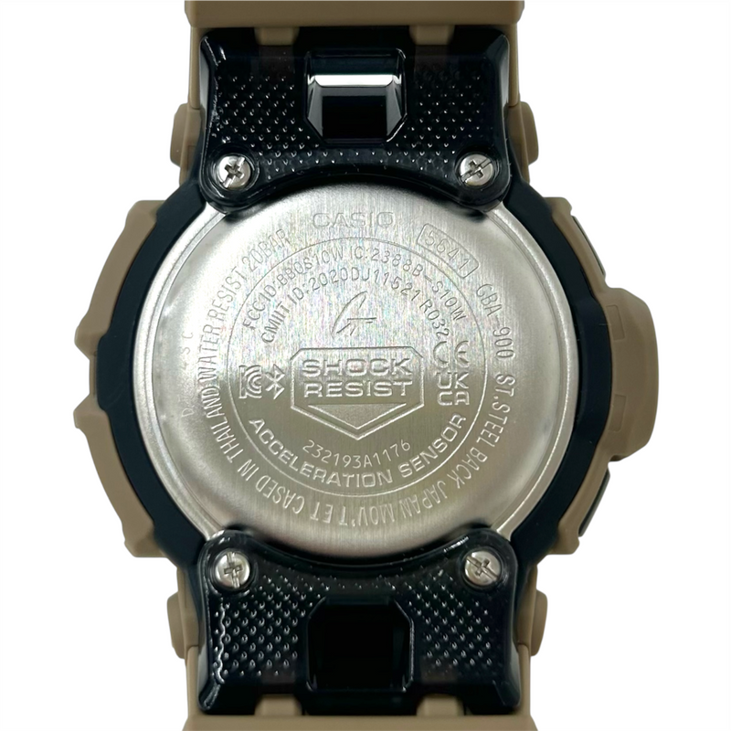 CASIO G-SHOCK クォーツ 腕時計 GBA-990UU-5ADR スマホリンク サンドベージュ 20気圧防水 カシオ 【101059092007】