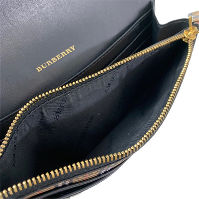 BURBERRY バーバリー 二つ折り長財布 4077786 LS HARRIS MIM ノバチェック レディース ウォレット 【101059096008】