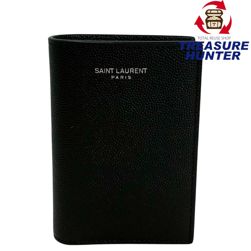SAINT LAURENT カードウォレット 607051BTY0N1000 ブラック サンローラン 【101059109002】