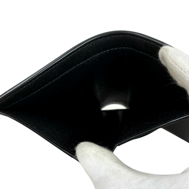 SAINT LAURENT カードウォレット 607051BTY0N1000 ブラック サンローラン 【101059109002】