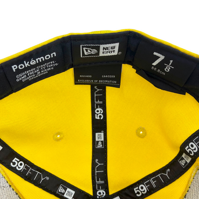 NEW ERA×Pokemon ピカチュウ キャップ サイズ7 1/8 56.8cm イエロー ニューエラ×ポケモン 【101059173007】