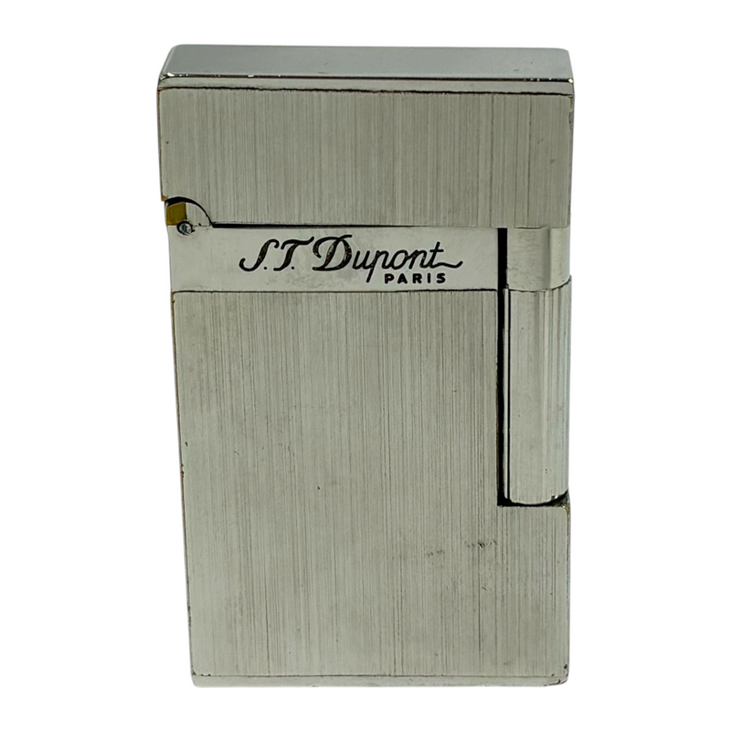 S.T.Dupont 16404 ライン2 ヘアライン ガスライター シルバー デュポン 【101059181007】