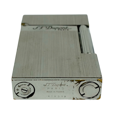 S.T.Dupont 16404 ライン2 ヘアライン ガスライター シルバー デュポン 【101059181007】