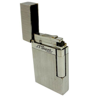 S.T.Dupont 16404 ライン2 ヘアライン ガスライター シルバー デュポン 【101059181007】