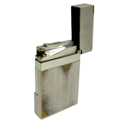 S.T.Dupont 16404 ライン2 ヘアライン ガスライター シルバー デュポン 【101059181007】