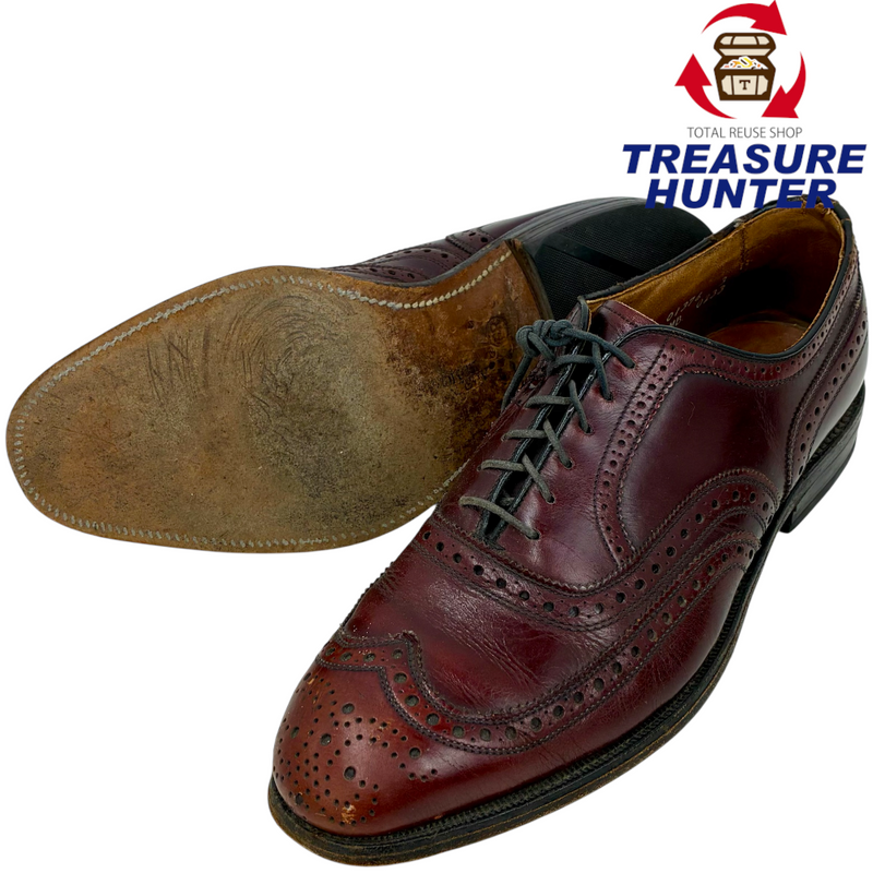 ALLEN EDMONDS マカリスター ウィングチップシューズ 6275 サイズ25cm ワイン アレンエドモンズ 【101059245008】