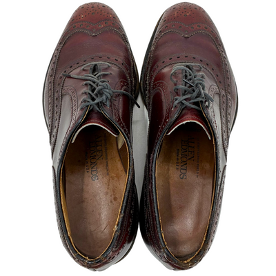 ALLEN EDMONDS マカリスター ウィングチップシューズ 6275 サイズ25cm ワイン アレンエドモンズ 【101059245008】