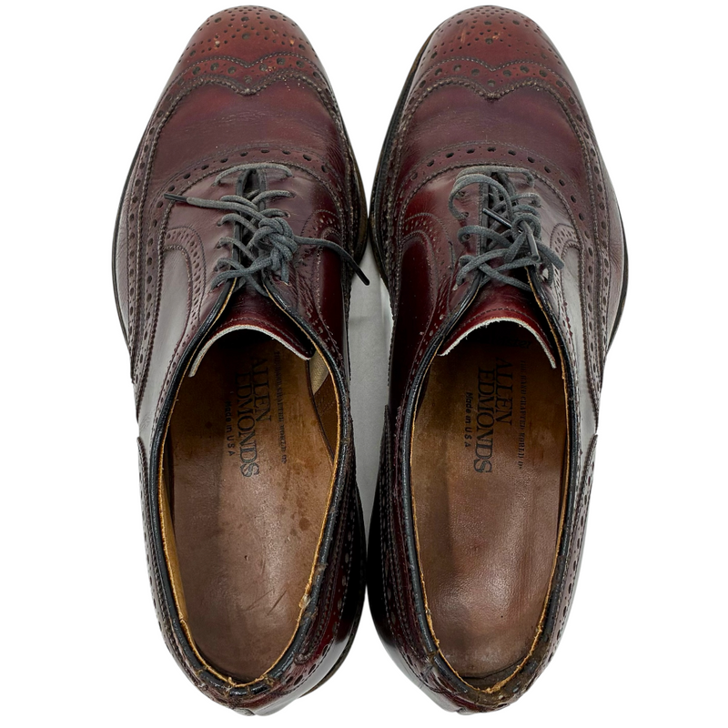 ALLEN EDMONDS マカリスター ウィングチップシューズ 6275 サイズ25cm ワイン アレンエドモンズ 【101059245008】