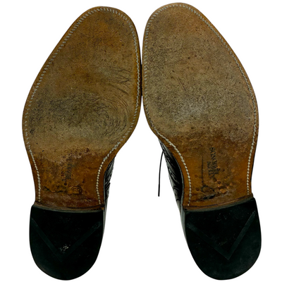 ALLEN EDMONDS マカリスター ウィングチップシューズ 6275 サイズ25cm ワイン アレンエドモンズ 【101059245008】