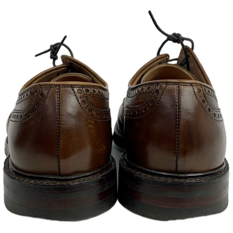 CROCKETT&JONES 20103A-B02D2 B62 Newby セミブローグ サイズ27.5cm ダークブラウン クロケット&ジョーンズ  【101059265002】