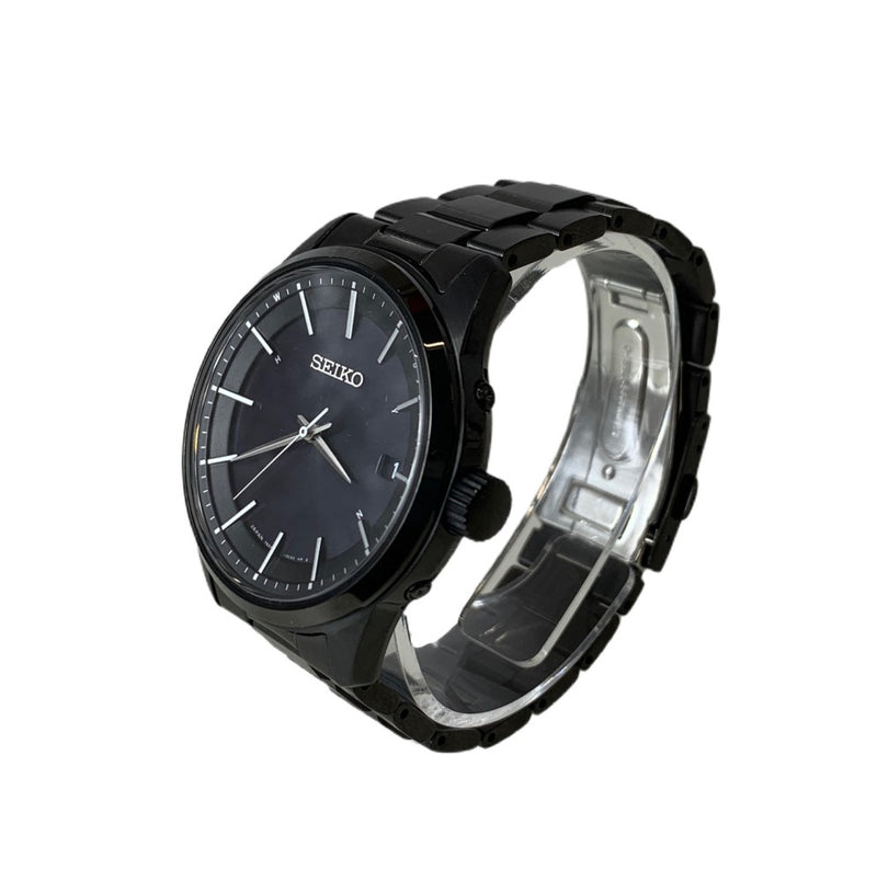 SEIKO セイコー 腕時計 7B24-0BR0 電波ソーラー ブラック セイコーセレクション メンズ ウォッチ 【101059290005】