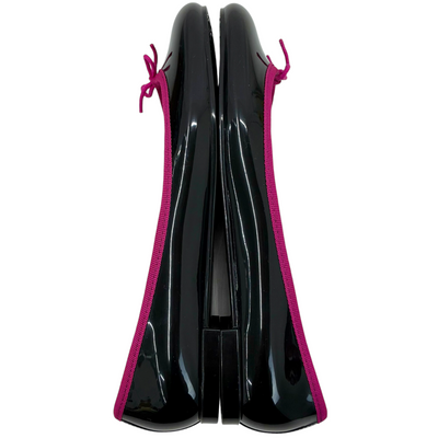 repetto サンドリオン レインシューズ 51202-1-10499 サイズ38(約24cm相当) ブラック×ピンク レペット 【101059343007】