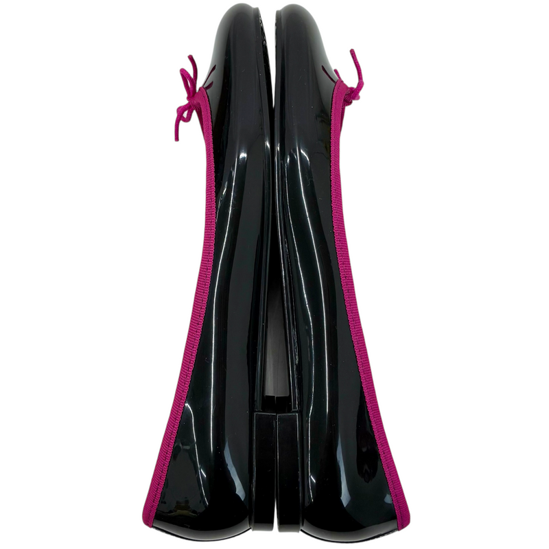 repetto サンドリオン レインシューズ 51202-1-10499 サイズ38(約24cm相当) ブラック×ピンク レペット 【101059343007】