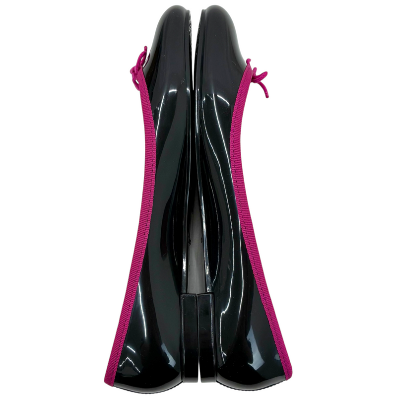 repetto サンドリオン レインシューズ 51202-1-10499 サイズ38(約24cm相当) ブラック×ピンク レペット 【101059343007】