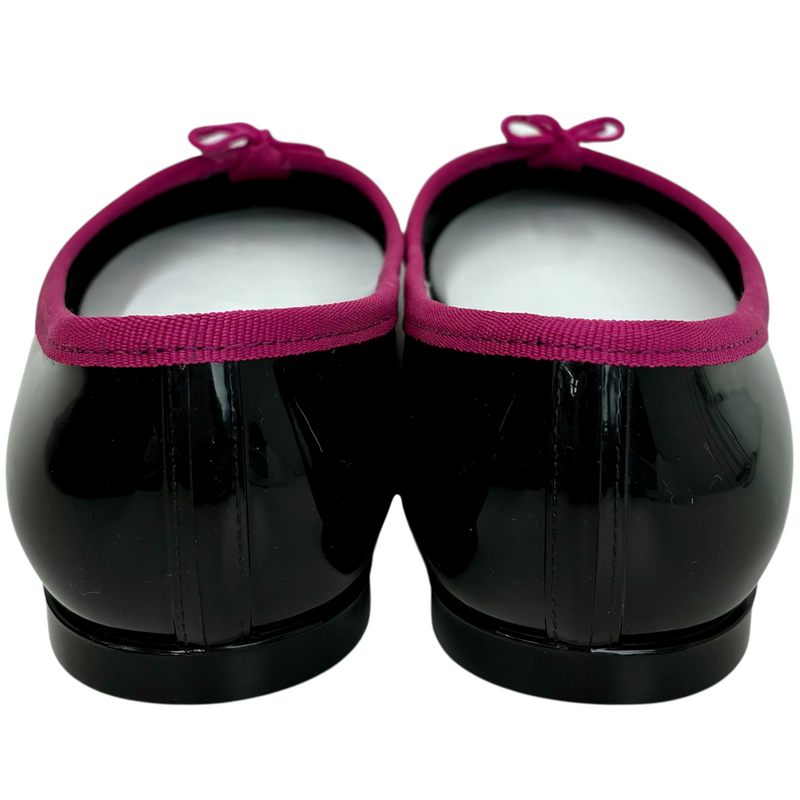 repetto サンドリオン レインシューズ 51202-1-10499 サイズ38(約24cm相当) ブラック×ピンク レペット 【101059343007】