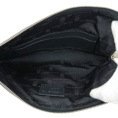 MORABITO×lucien pellat-finet 牛革 2wayバッグ ブラック ショルダーバッグ 22年SS モラビト×ルシアンペラフィネ 【101059375008】