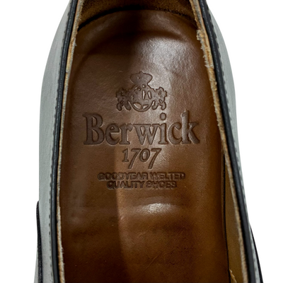 Berwick ストレートチップ シューズ 5224 サイズUK5(約24.5cm相当) ブラックスムース バーウィック 【101059400007】