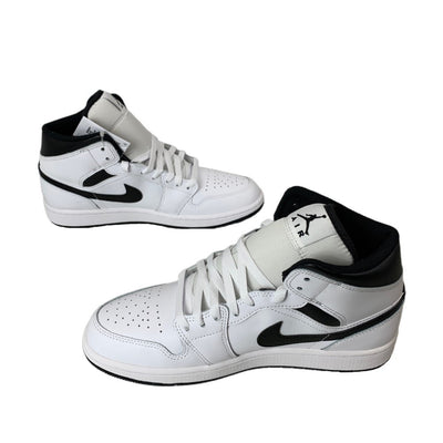 NIKE エア ジョーダン 1 ミッド DQ8426-132 サイズ27.0cm WHITE/BLACK  ナイキ タグ付 ホワイト メンズ シューズ 【101059479003】