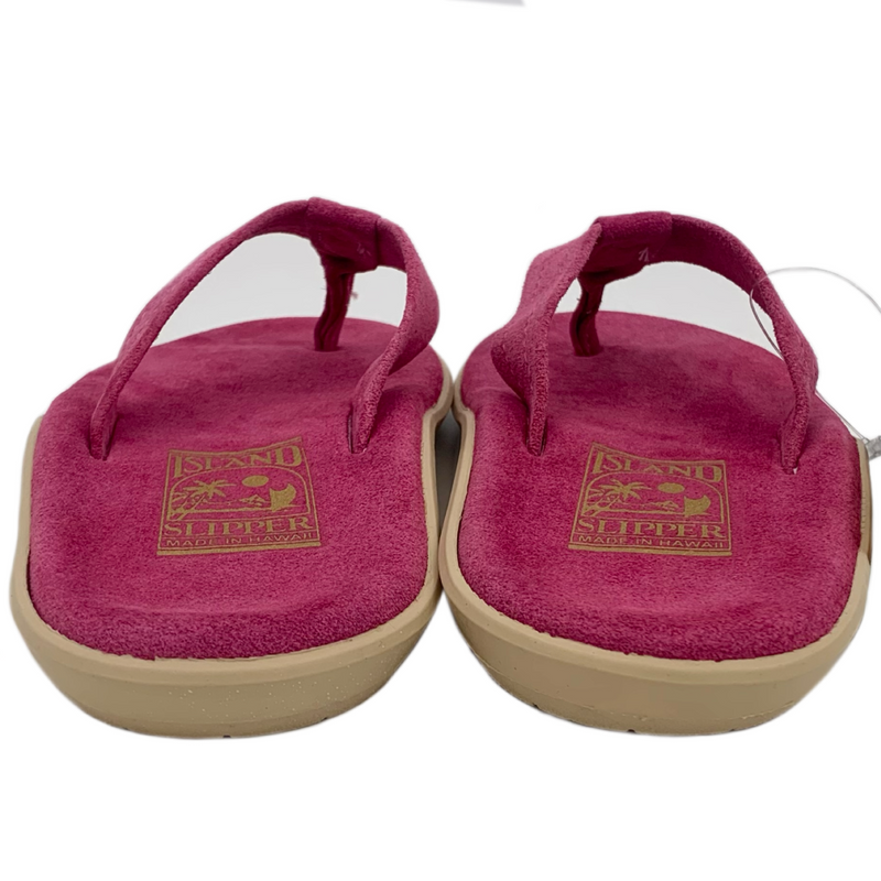 ISLAND SLIPPER サンダル PT203 PEANUT SUEDE サイズ23cm ピンク アイランドスリッパ 【101059497006】