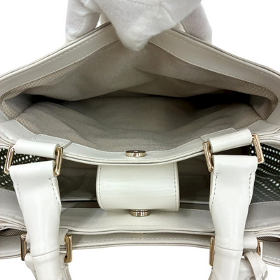 COLE HAAN パンチングレザー 2wayショルダーバッグ U04364 アイボリー コールハーン 【101059724007】