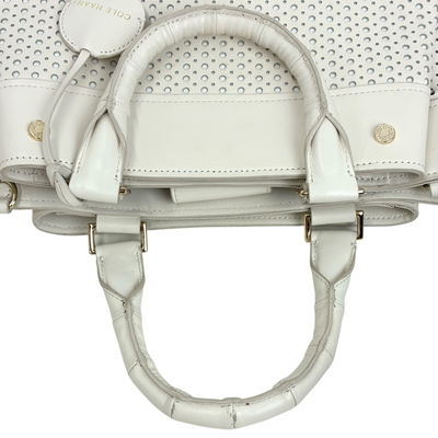 COLE HAAN パンチングレザー 2wayショルダーバッグ U04364 アイボリー コールハーン 【101059724007】