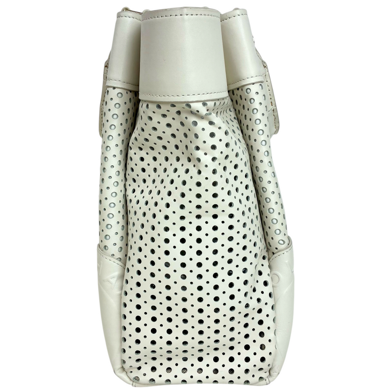 COLE HAAN パンチングレザー 2wayショルダーバッグ U04364 アイボリー コールハーン 【101059724007】