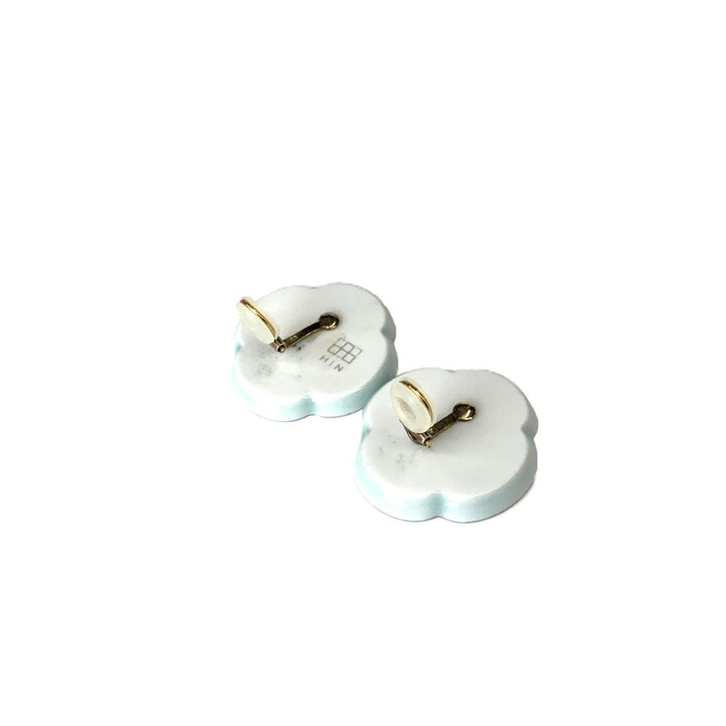 HiN(ヒン)　伊万里焼　イヤリング　木瓜　Mokkou seiji 陶磁器ジュエリー　レディース　アクセサリー 【101059794008】