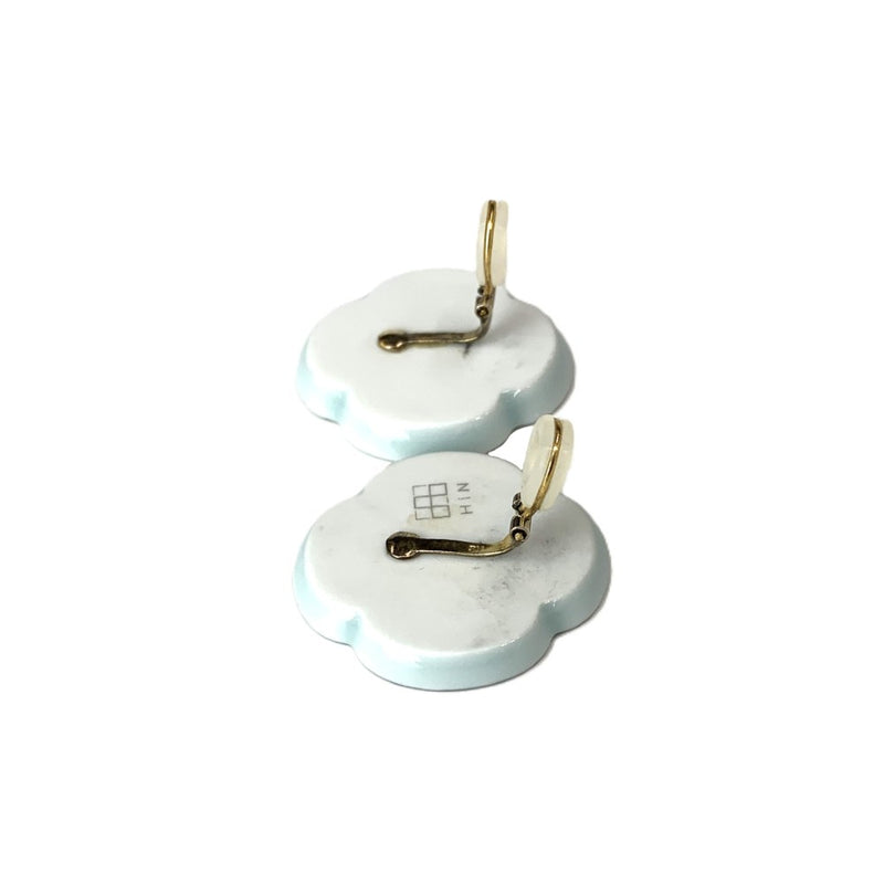 HiN(ヒン)　伊万里焼　イヤリング　木瓜　Mokkou seiji 陶磁器ジュエリー　レディース　アクセサリー 【101059794008】