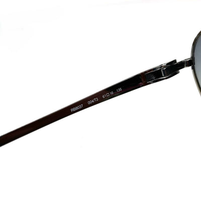 Ray・Ban(レイバン)  サングラス RB8037 004/T3 シルバー×ブラック スモークグリーンポラライズドレンズ  【101059816003】