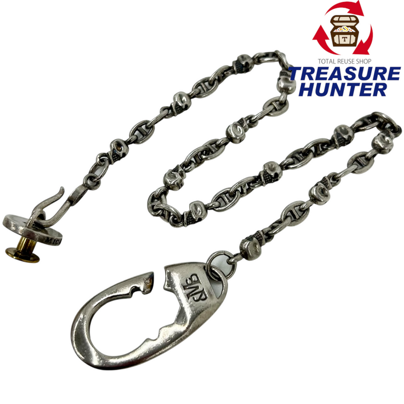 MIC&Co. SILHOUETTE SKULL HOOK + 12 L-SKULLS ウォレットチェーン ミックアンドコー 【101060034008】
