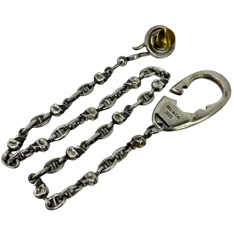 MIC&Co. SILHOUETTE SKULL HOOK + 12 L-SKULLS ウォレットチェーン ミックアンドコー 【101060034008】