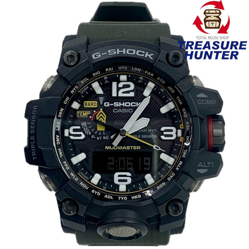 CASIO G-SHOCK マッドマスター 電波ソーラー腕時計 GWG-1000 トリプルセンサーVer.3 カシオ 【101060064006】