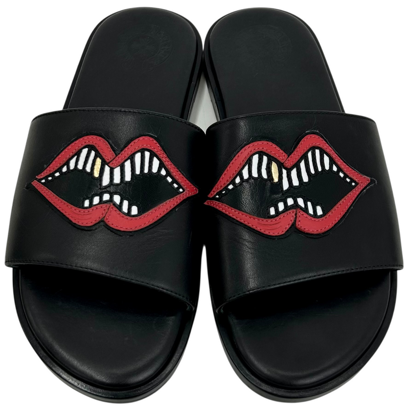 CHROME HEARTS×Matty Boy チョンパーパッチサンダル PP SHOES U SLIDE CHMPR サイズ40(約26cm相当) ブラック クロムハーツ×マッティボーイ 【101060083007】
