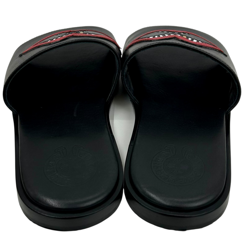 CHROME HEARTS×Matty Boy チョンパーパッチサンダル PP SHOES U SLIDE CHMPR サイズ40(約26cm相当) ブラック クロムハーツ×マッティボーイ 【101060083007】