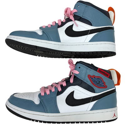 NIKE×FACETASM AIR JORDAN 1 MID(エア ジョーダン 1 ミッド) CU2802-100 サイズ26.5cm ホワイト/ネイビー ナイキ×ファセッタズム 【101060132008】