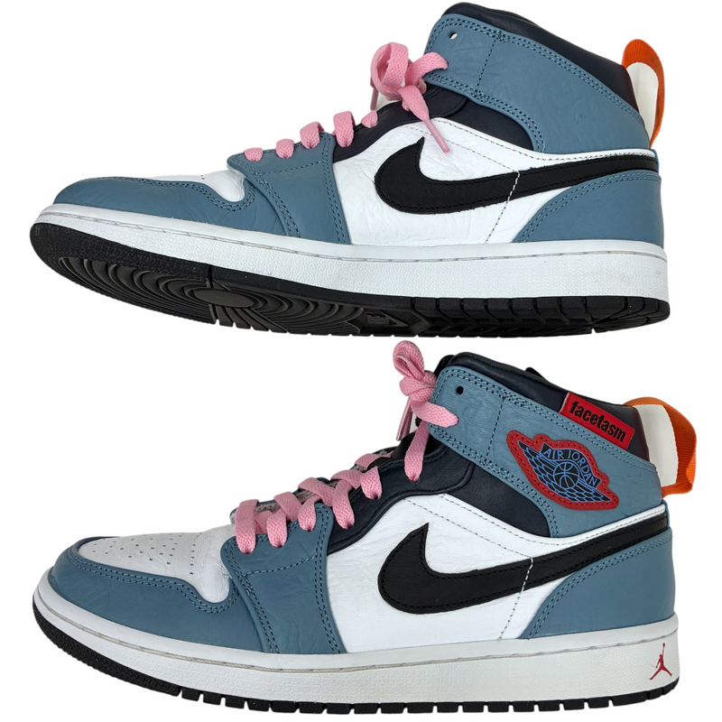 NIKE×FACETASM AIR JORDAN 1 MID(エア ジョーダン 1 ミッド) CU2802-100 サイズ26.5cm ホワイト/ネイビー ナイキ×ファセッタズム 【101060132008】