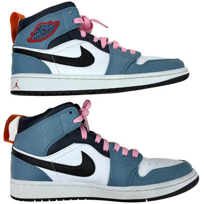 NIKE×FACETASM AIR JORDAN 1 MID(エア ジョーダン 1 ミッド) CU2802-100 サイズ26.5cm ホワイト/ネイビー ナイキ×ファセッタズム 【101060132008】