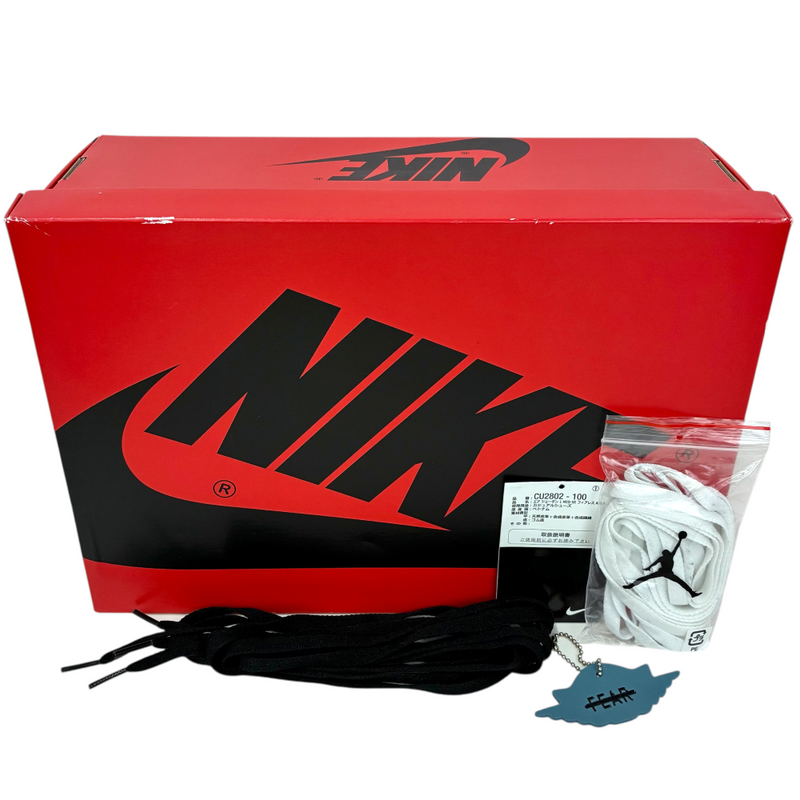 NIKE×FACETASM AIR JORDAN 1 MID(エア ジョーダン 1 ミッド) CU2802-100 サイズ26.5cm ホワイト/ネイビー ナイキ×ファセッタズム 【101060132008】