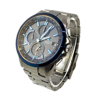 CASIO(カシオ) 腕時計 OCEANUS(オシアナス) OCW-T2600G-1AJF シルバー/ブラック/ネイビー タフソーラー メンズ ウォッチ 【101060205008】