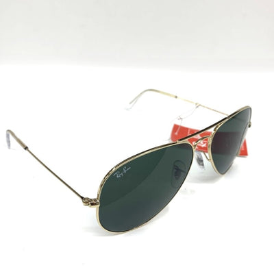 Ray-Ban(レイバン) サングラス RB3025 ポリッシュアリスタゴールド×グリーンレンズ 58□14 3N 未使用品 【101060268003】