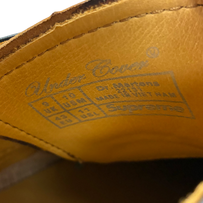 Dr.Martens×Supreme×UNDERCOVER Anarchy 3-Eye Shoe サイズUK9(約28cm相当) ブラック 16AWモデル ドクターマーチン×シュプリーム×アンダーカバー 【101060443002】