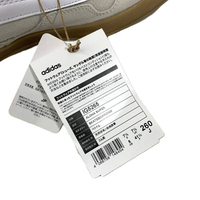 adidas　アディダス オリジナルス　アロハ　スーパー　IG5265 26cm ホワイト×コアラブラック　タグ付き未使用保管品 【101060451003】