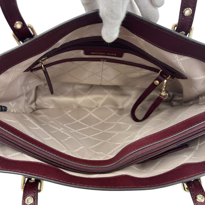 MICHAEL KORS トートバッグ VOYAGER 30F8GV6T8B ブラウン マイケルコース 【101060503006】