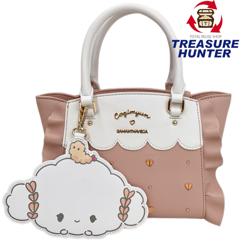 SAMANTHAVEGA×Sanrio こぎみゅんコレクション フラッター ミニ ピンク 2wayショルダーバッグ 2024年6月モデル 完売品 サマンサベガ×サンリオキャラクターズ 【101060545007】