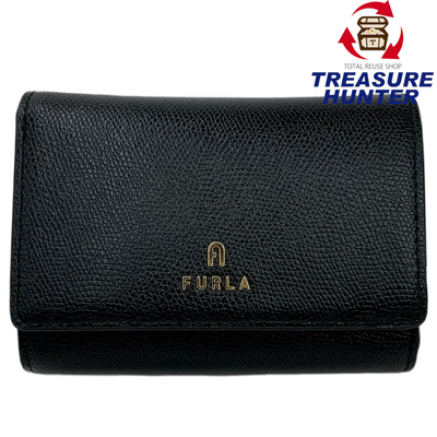 FURLA 二つ折り財布 カメリア WP00325 ブラック フルラ 【101060727006】