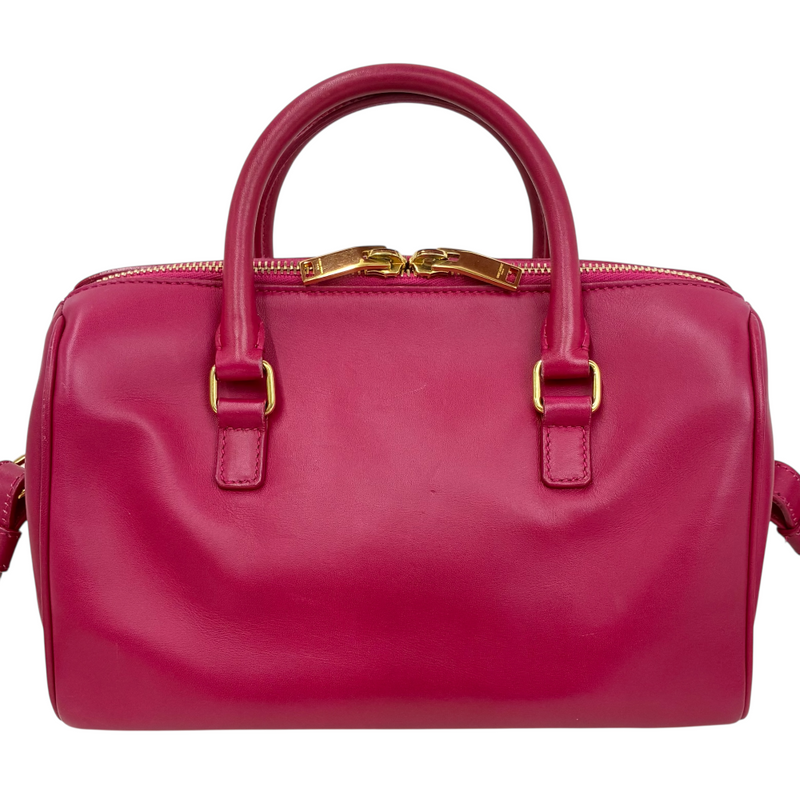 SAINT LAURENT レザー ベイビーダッフル 330958 ピンク 2wayバッグ サンローラン 【101060792007】