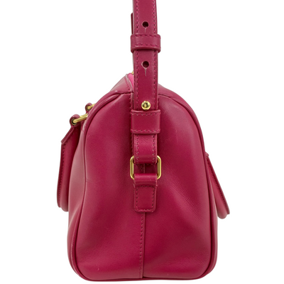 SAINT LAURENT レザー ベイビーダッフル 330958 ピンク 2wayバッグ サンローラン 【101060792007】
