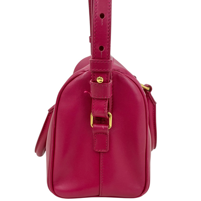 SAINT LAURENT レザー ベイビーダッフル 330958 ピンク 2wayバッグ サンローラン 【101060792007】