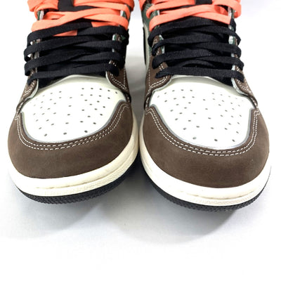 NIKE(ナイキ)　エアジョーダン 1　レトロ　ハイ OG ハンドクラフテッド　DH3097-001  28cm ブラック×ブラウン×ダークチョコレート×グリーン 【101060794003】